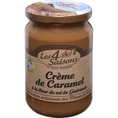 Crème de caramel à la fleur de sel de Guérande, Les 4 saisons (360 g)