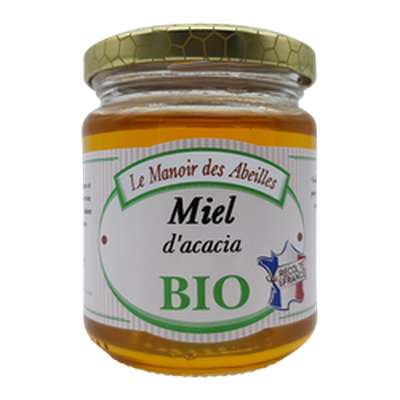 Miel d'acacia BIO, Le Manoir des Abeilles (250 g)
