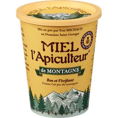 Miel de montagne crémeux, Miel L'Apiculteur (500 g)