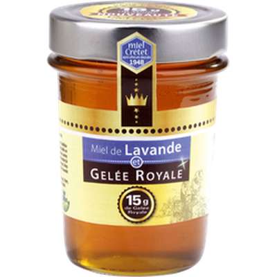 Miel de lavande maritime et gelée royale, Maison Cretet (250 g)