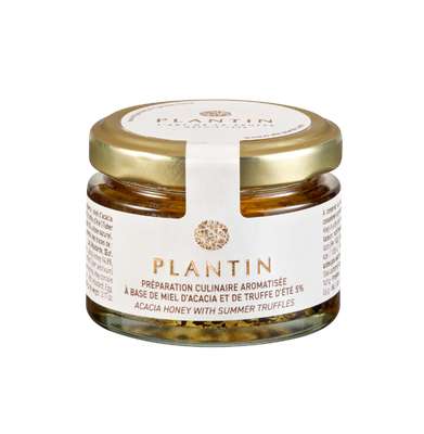 Préparation culinaire aromatisée à base de miel d'acacia et de truffe d'été 5%, Plantin (50 g)