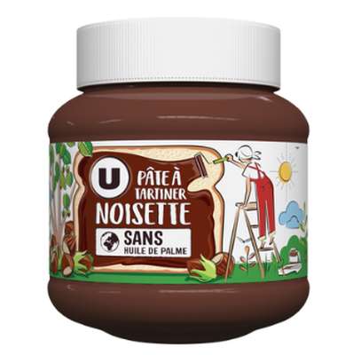 Pâte à tartiner aux noisettes, U (750 g)