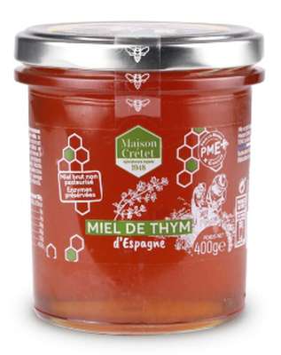 Miel de thym d'Espagne, Maison Cretet (400 g)
