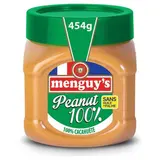 Beurre de cacahuète 100% cacahuète, Menguy's (454 g)