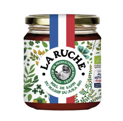 Miel de sapin du Massif du Jura BIO, La Ruche  (375 g)