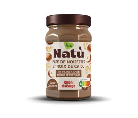 Pâte de noisettes et cajou Natu BIO, Rigoni di Asiago   (220 g)