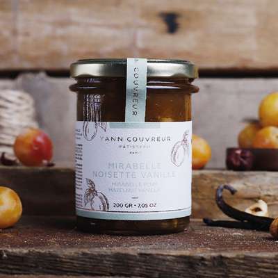 Confiture mirabelle vanille, Yann Couvreur (210 g)