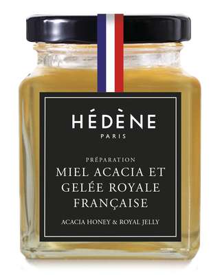 Miel acacia et gelée royale de France, Hédène (125 g)