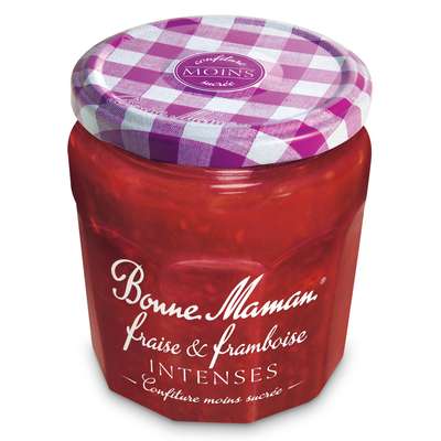 Confiture fraise framboise intenses, Bonne Maman (335 g)