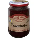 Confiture framboise 65% de fruits, Les 4 saisons (400 g)