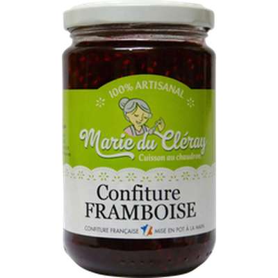 Confiture de framboise, Marie du Cléray (350 g)