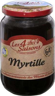 Confiture myrtille, Les 4 saisons (400 g)