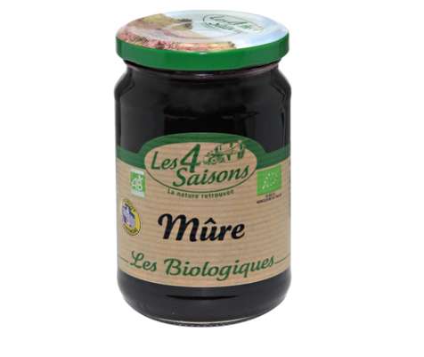 Confiture de mûre BIO, 4 saisons (360 g)