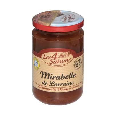 Confiture mirabelle, Les 4 saisons (360 g)