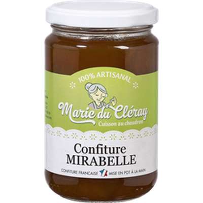 Confiture de mirabelle de Lorraine, Marie du Cléray (350 g)
