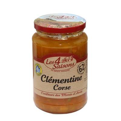 Confiture clémentine Corse, Les 4 saisons (400 g)