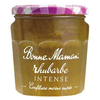 Confiture rhubarbe intense, Bonne Maman (335 g)