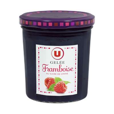 Gelée extra de framboise, U (370 g)