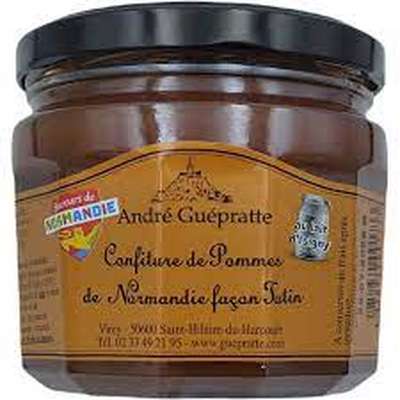 Confiture de pommes façon tatin au caramel beurre salé d'Isigny, André Guépratte (370 g)