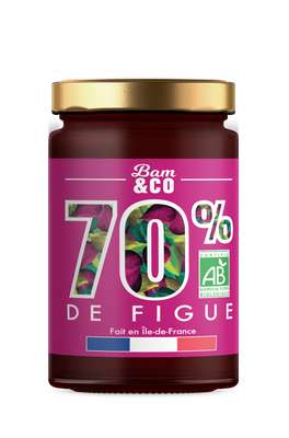 Confibam figue 70% de fruits BIO, BAM&Co (225 g)