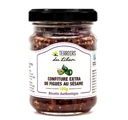 Confiture extra de figues au sésame, Terroirs du Liban (180 g)
