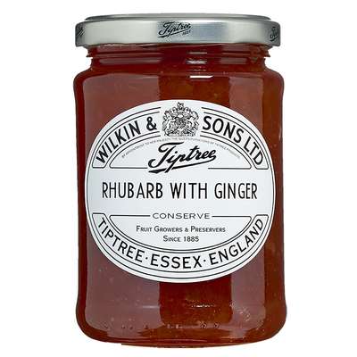 Confiture rhubarbe et gingembre, Tiptree (340 g)