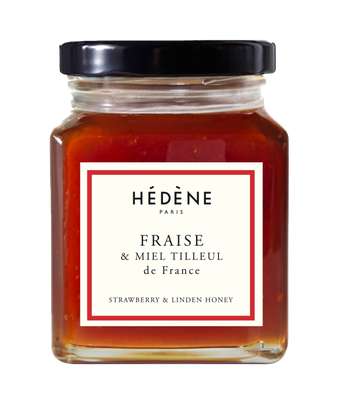 Confiture fraise et miel de tilleul, Hédène (220 g)