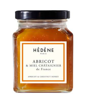 Confiture abricot et miel de châtaignier de France, Hédène (220 g)