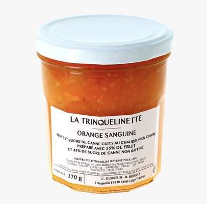 Confiture orange sanguine, La Trinquelinette (370 g)