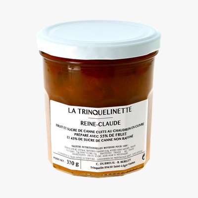 Confiture extra de reine-claude, La Trinquelinette (370 g)
