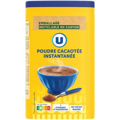 Poudre cacaotée instantanée 20% de cacao, U (1 kg)