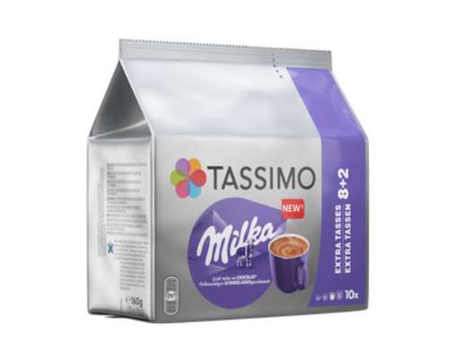 Chocolat milka en dosettes, Tassimo   (160 g)