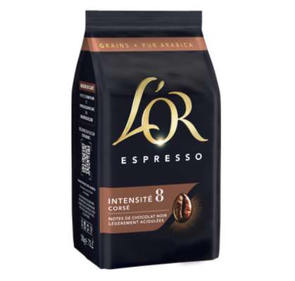 Café en grains 100% Arabica, L'or Espresso  (500 g)
