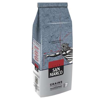 Café en grains pur arabica, San Marco (500 g)