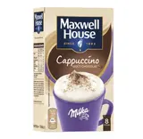 Café soluble cappuccino milka, Maxwell House  (154 g)