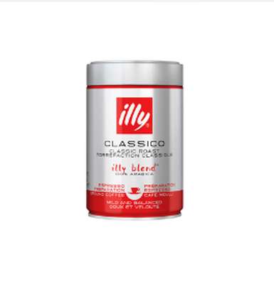 Café moulu torrefaction moyenne, Illy (250 g)