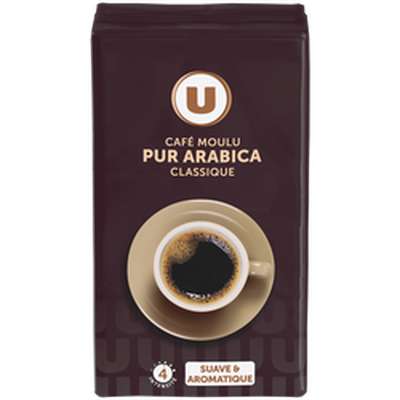 Café moulu dégustation pur arabica, U (250 g)