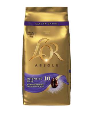 Café en grains Absolu intensité 10, L'Or (1 kg)