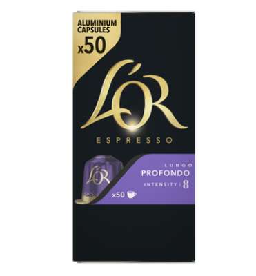 Café capsules Lungo Profondo, L'Or (x 50)