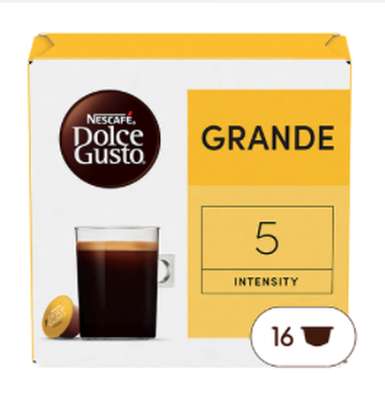 Café capsule grande, Dolce Gusto (x 16)