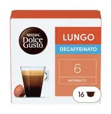 Café capsule Lungo Decaffeinato , Dolce Gusto (x 16)
