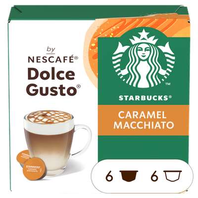 Café capsule Caramel Macchiato, Starbucks by Dolce Gusto (x 12)