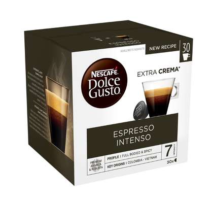 Café capsules Espresso Intenso n°7, Nescafé Dolce Gusto (x 30)