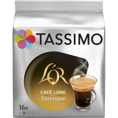 Café dosette Café Long Classique, L'Or Tassimo (x 16)