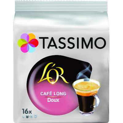 Café dosette Café Long Doux,  L'Or Tassimo (x 16)