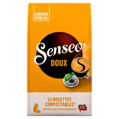 Café dosettes doux, Senseo (x 54)