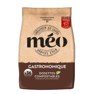 Café dosettes Espresso compatible Senseo, Méo (x 36)