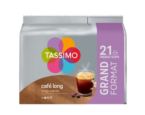 Café long classique dosettes, Tassimo (x 21, 141 g)