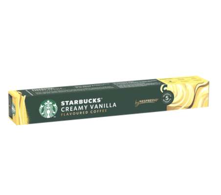 Café capsules Creamy Vanilla compatible Nespresso, Starbucks (x 10)