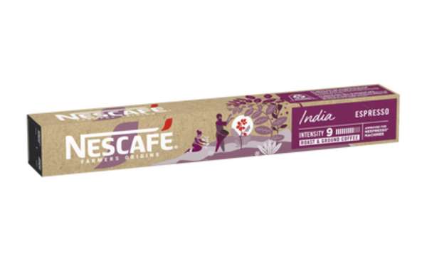 Café capsules India Espresso, Nescafé (x 10)